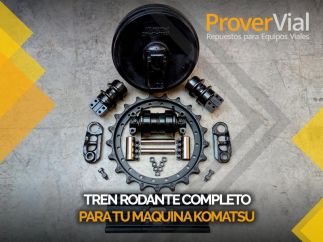 TREN RODANTE COMPLETO PARA TU MAQUINA KOMATSU